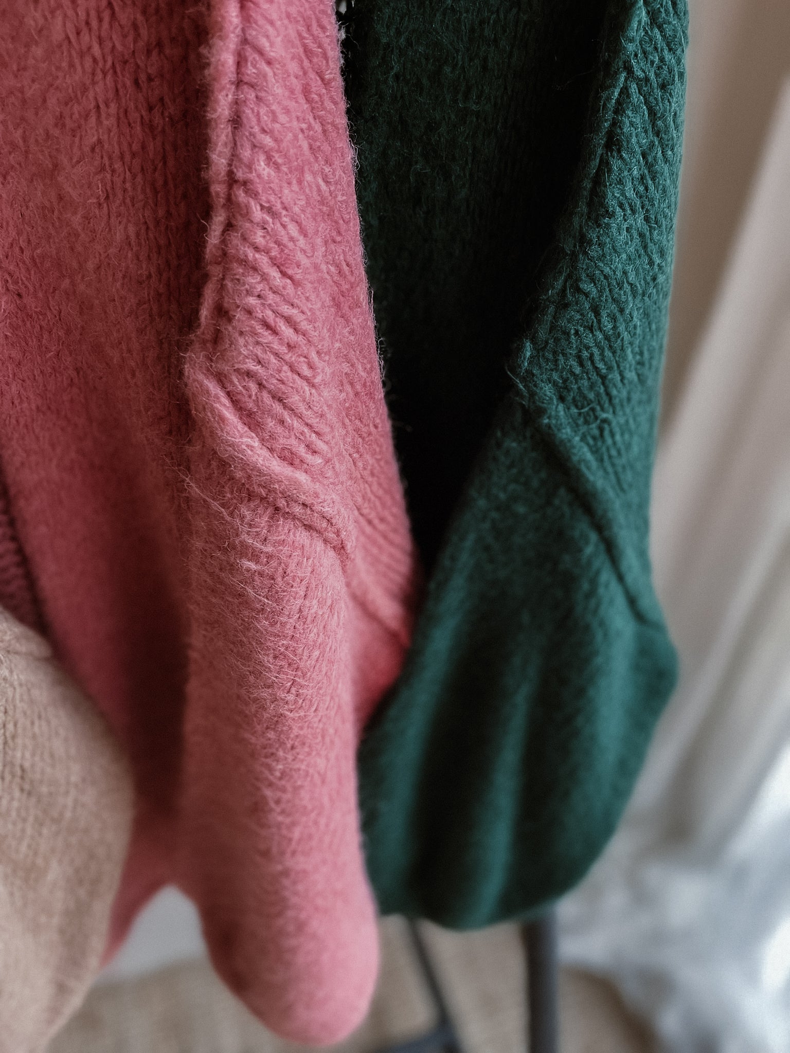Cardigan Sara Saumon/Rose