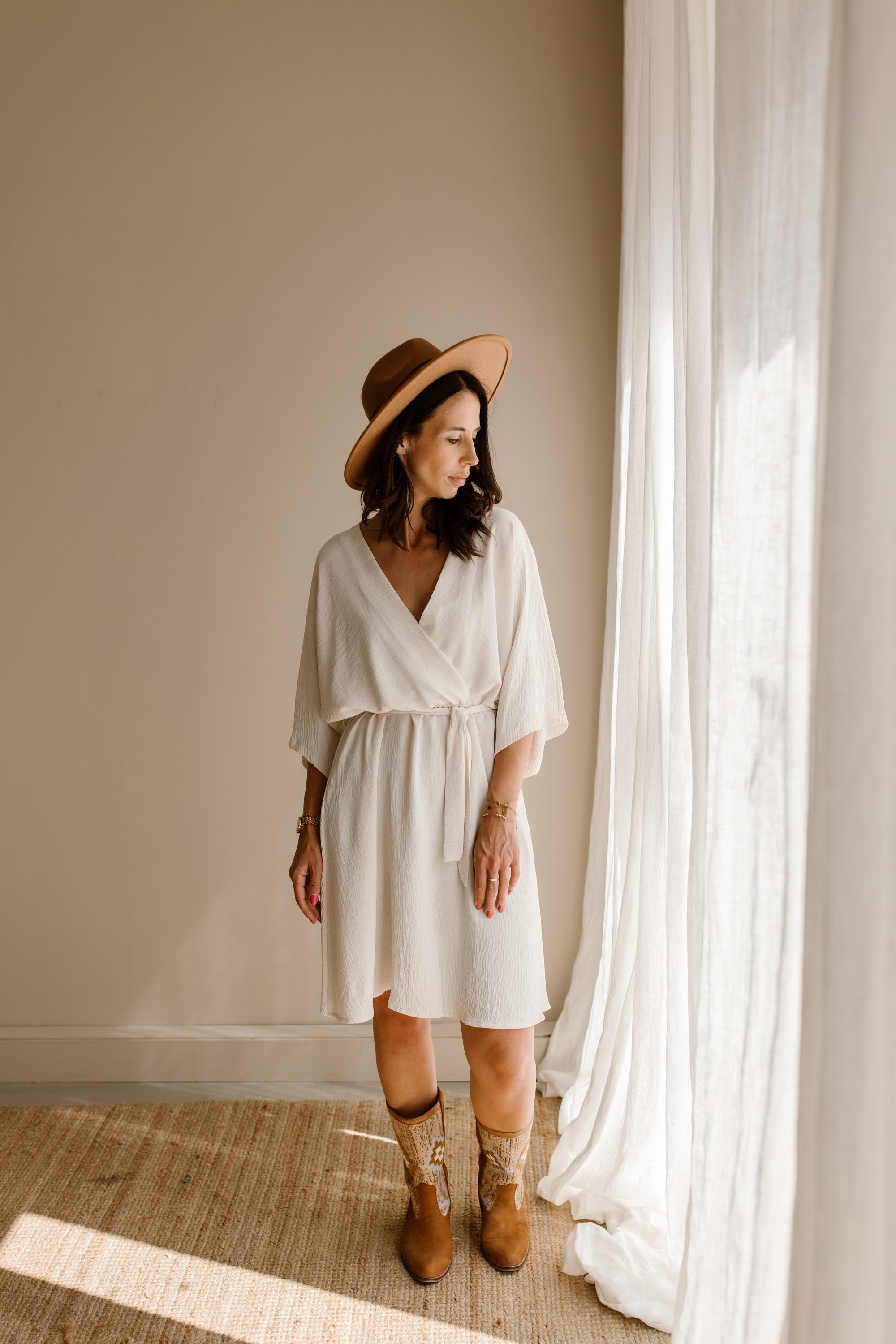 Jurk Noortje Off white