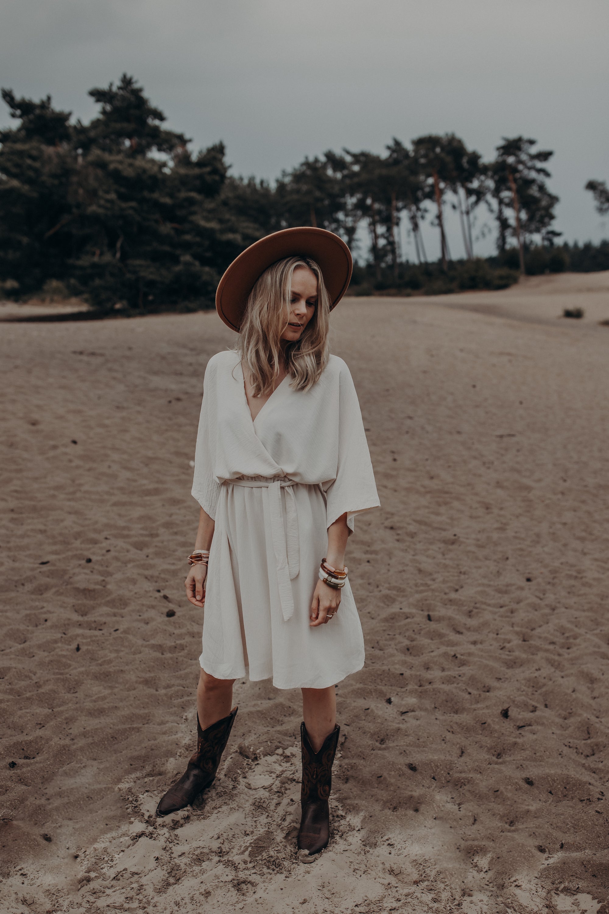 Jurk Noortje Off white