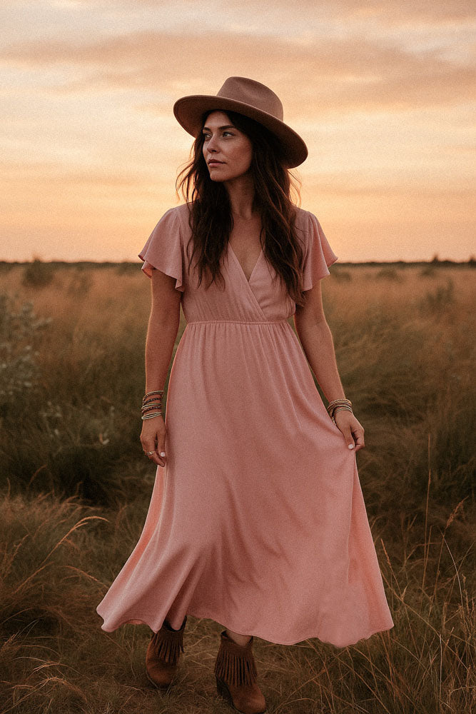 Jurk Joan soft pink