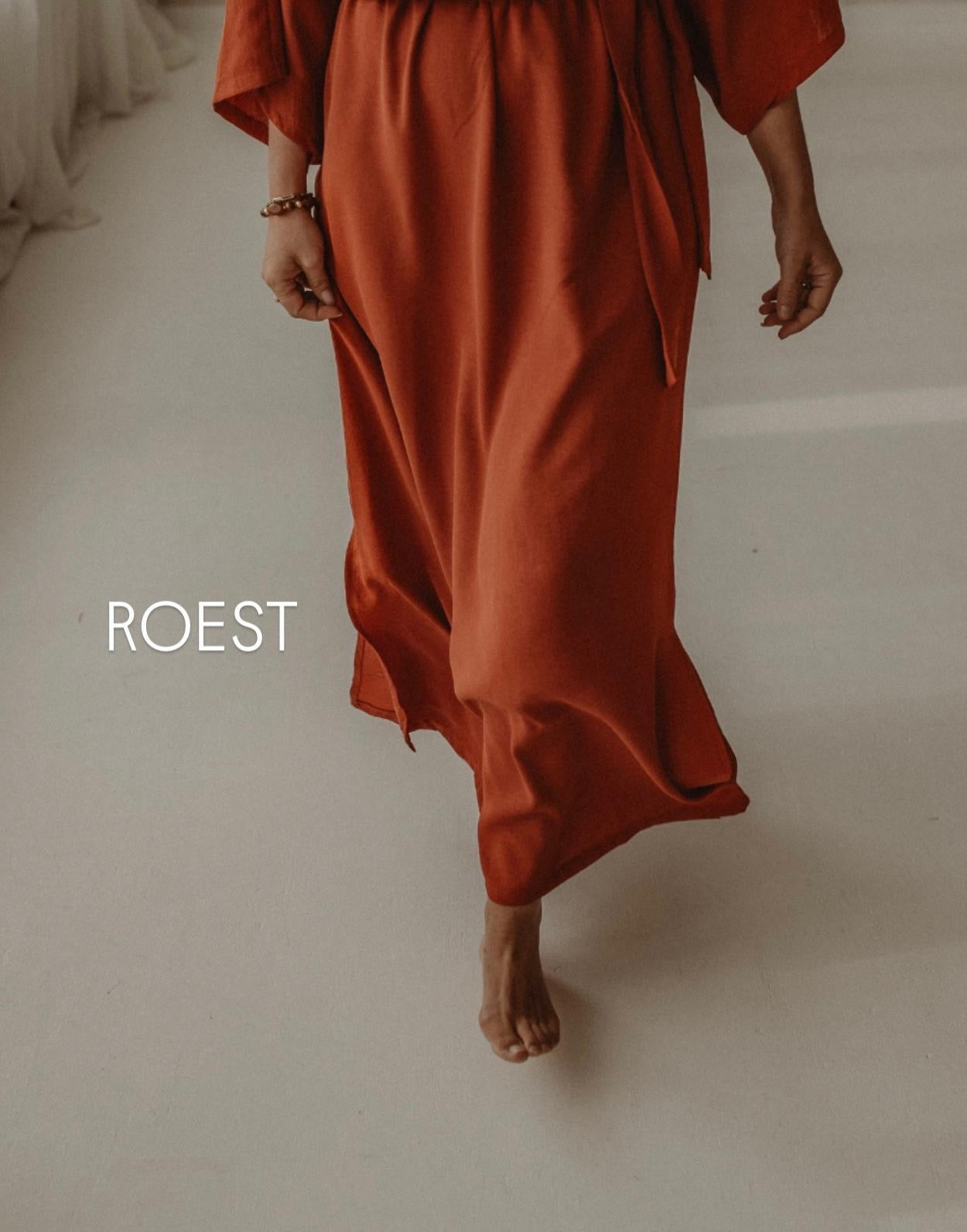 Jurk Polly roest