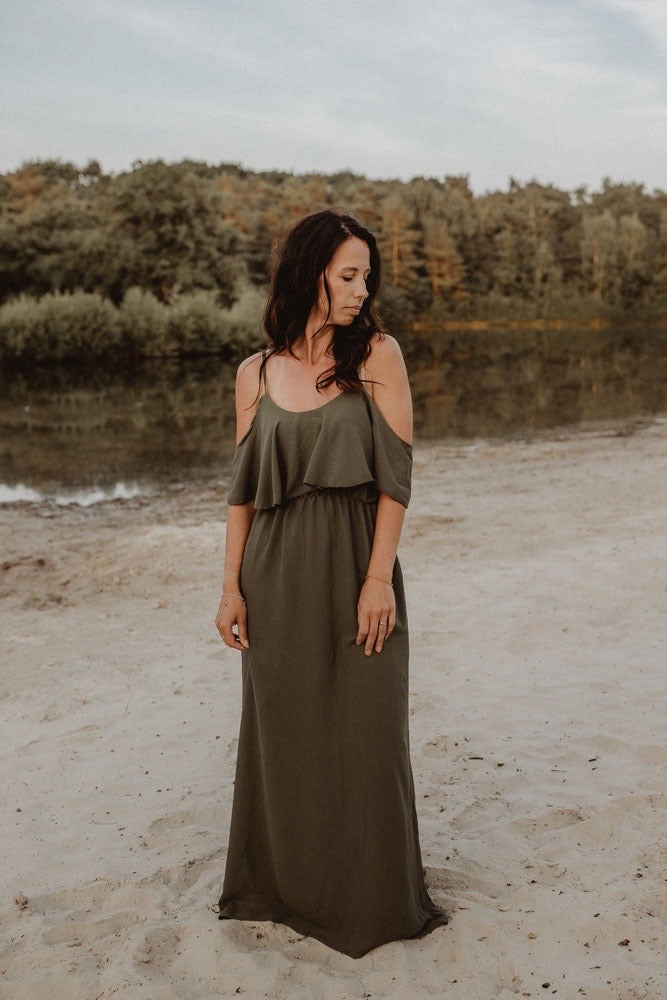 Jurk Ruth Leger Groen
