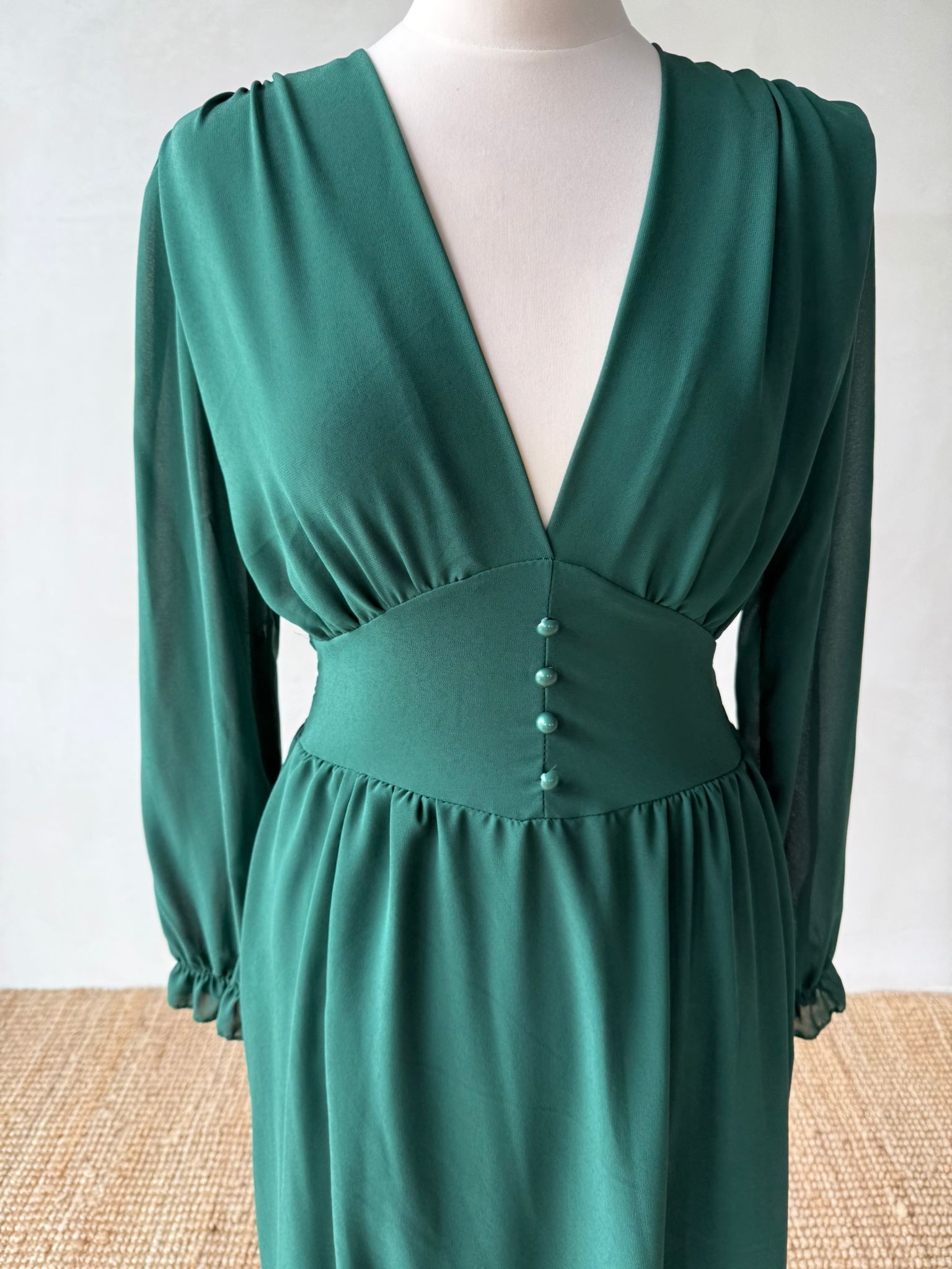 Jurk Lily Donkergroen