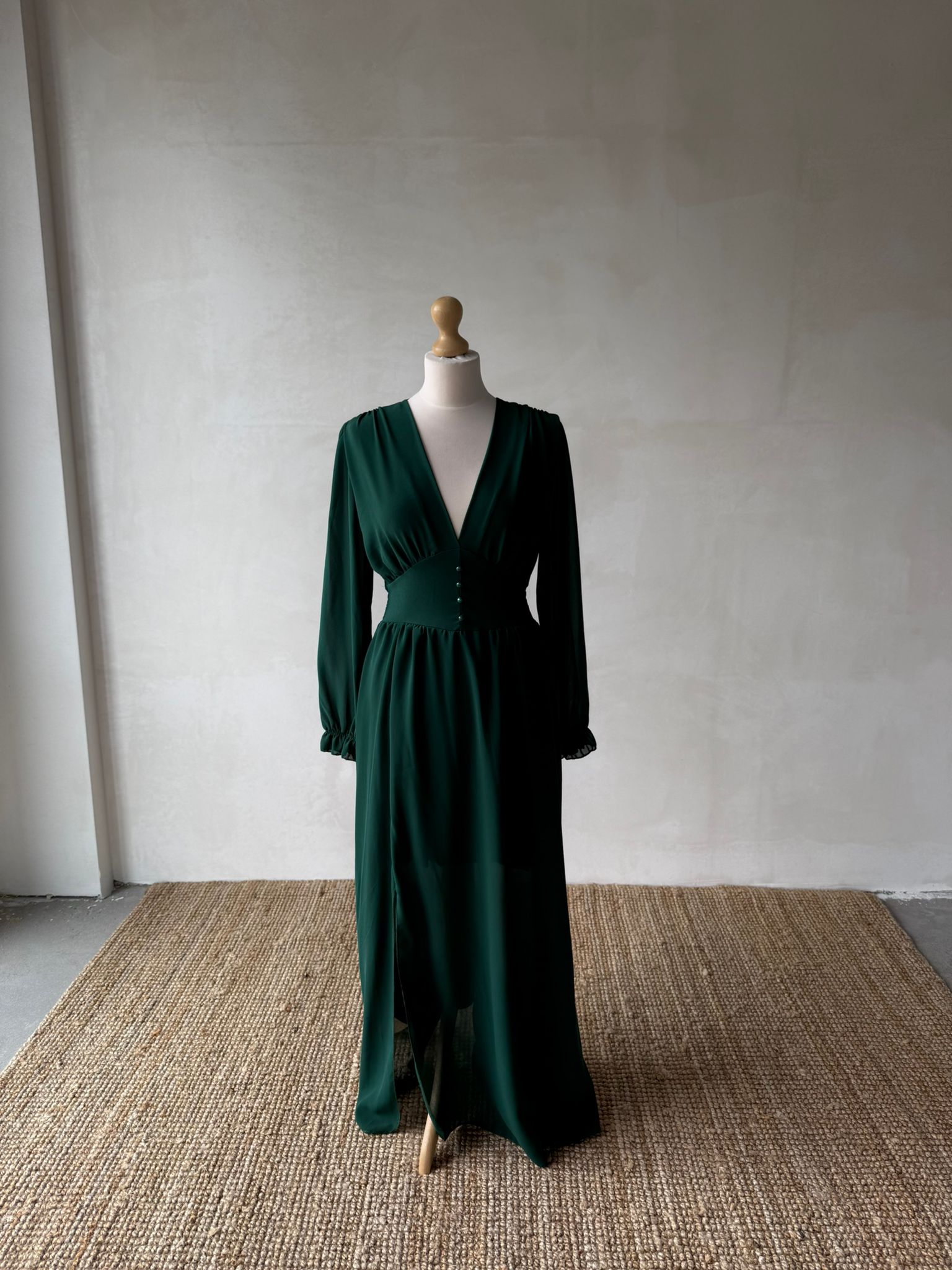 Jurk Lily Donkergroen