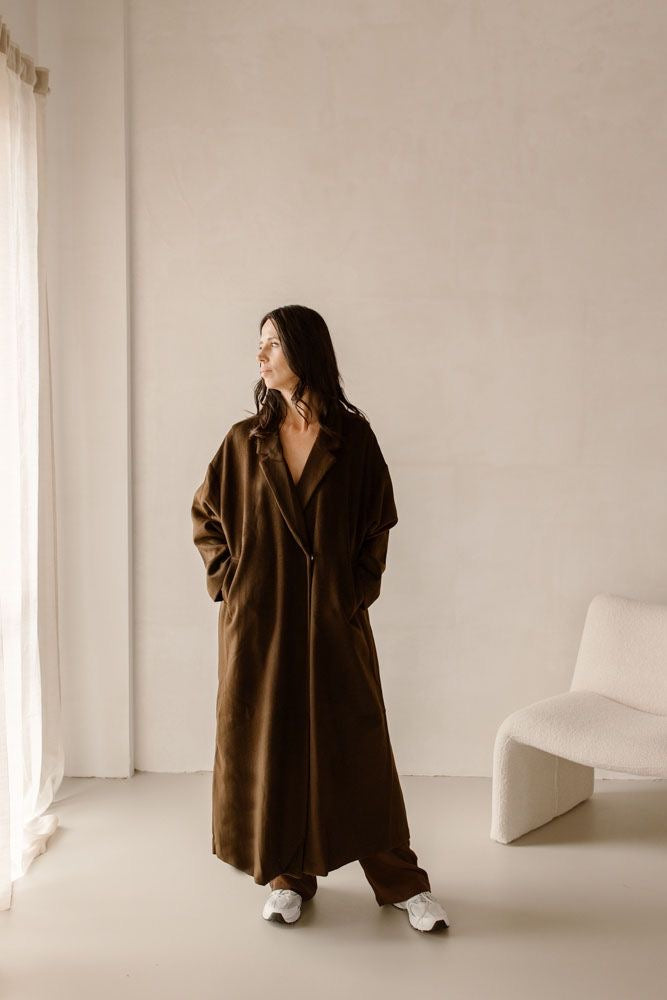 Coat Moon Dark Brown