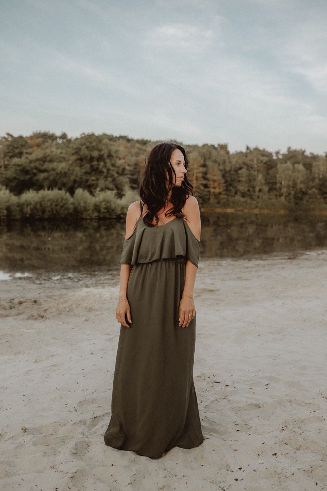 Jurk Ruth Leger Groen
