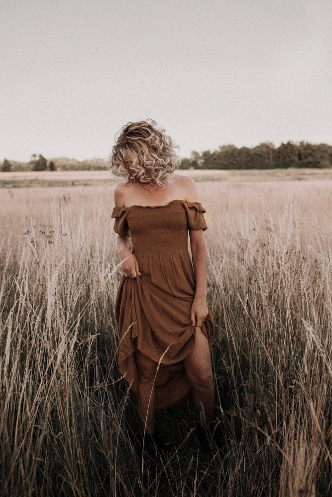 Jurk Audrey Camel