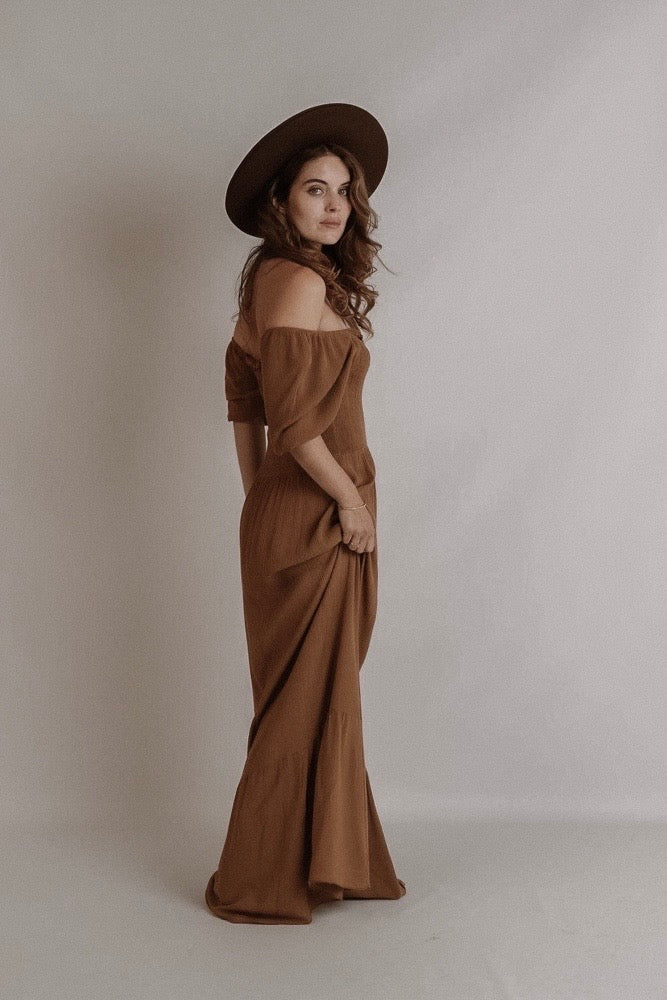 Jurk Audrey Camel