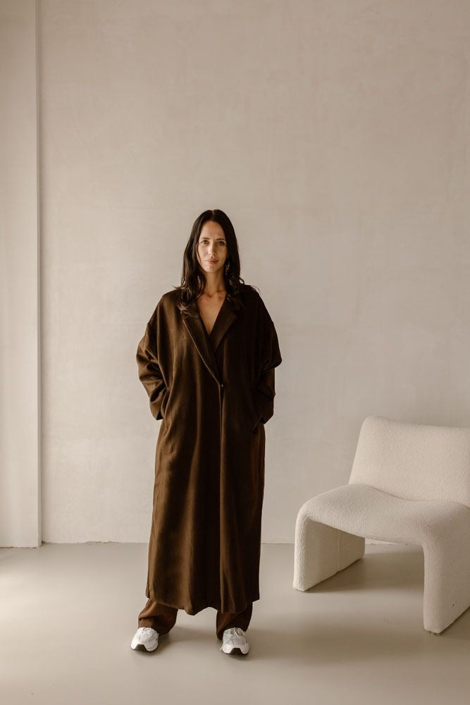 Coat Moon Dark Brown