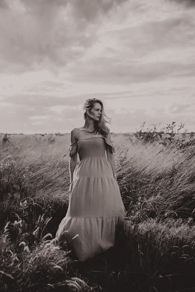 Jurk claire roest