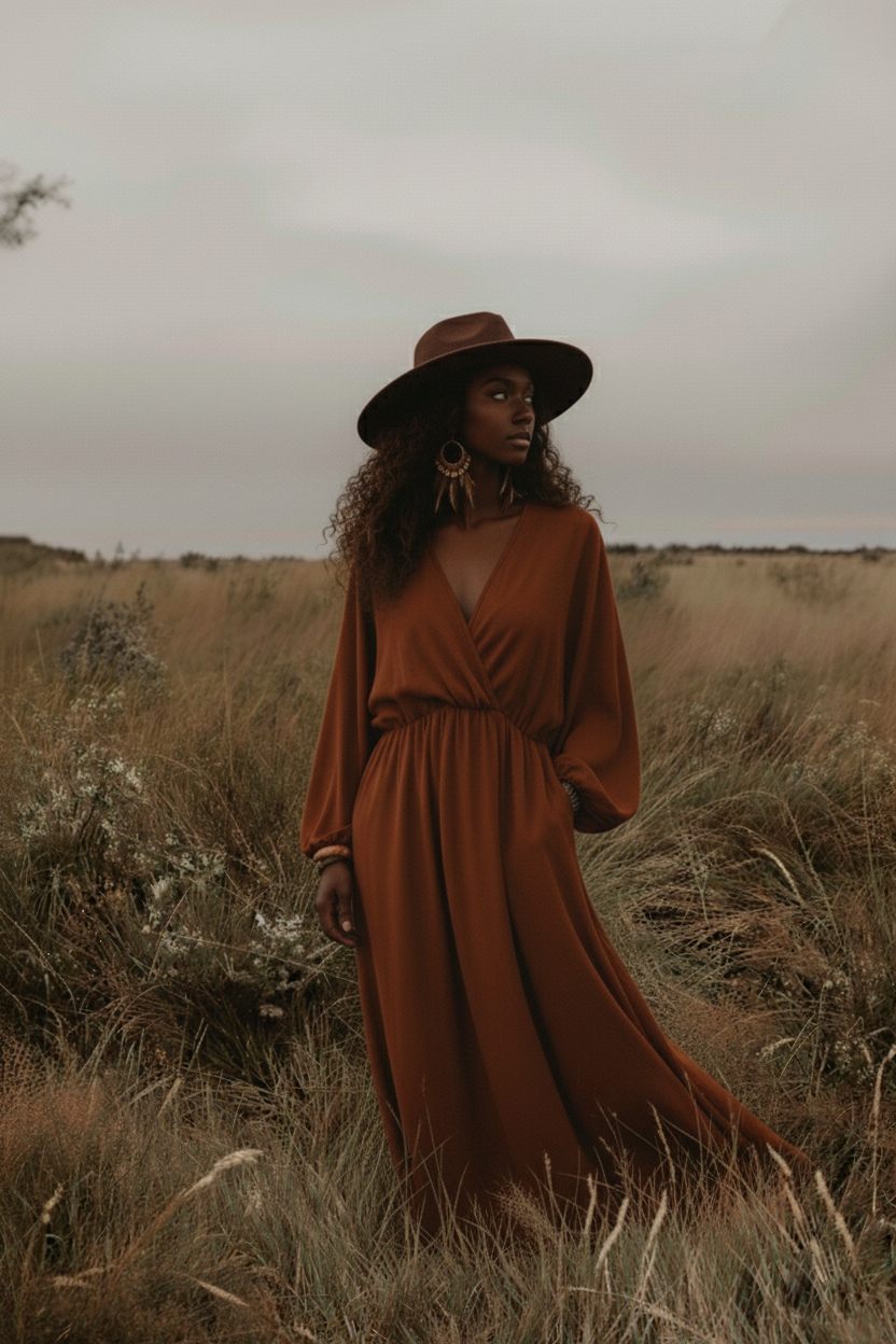 Dress Lola Brown