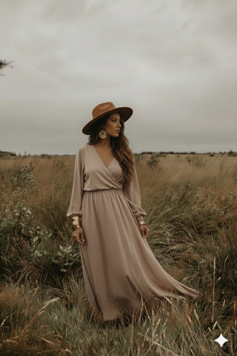 Jurk Lola Taupe