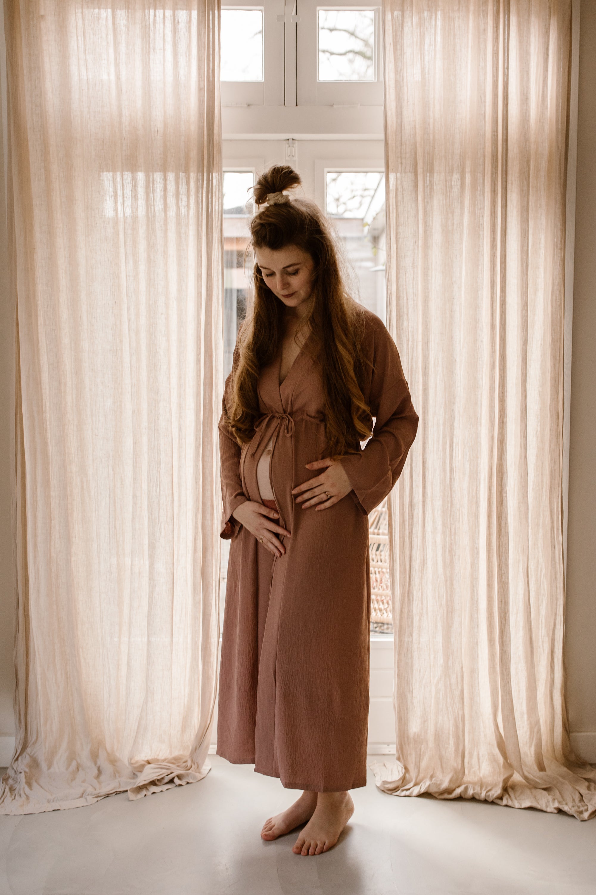 Kaftan syra old pink