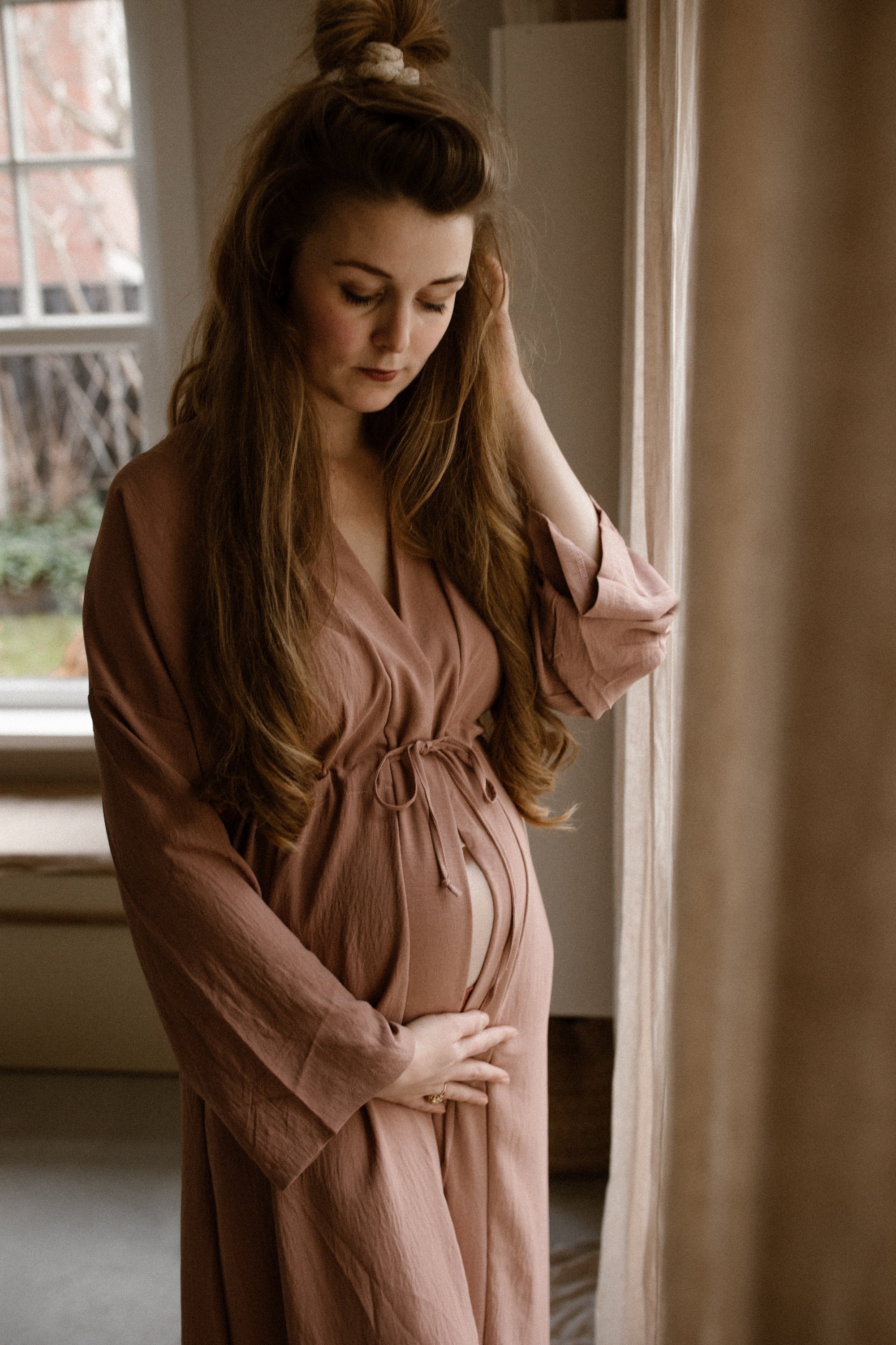 Kaftan syra old pink