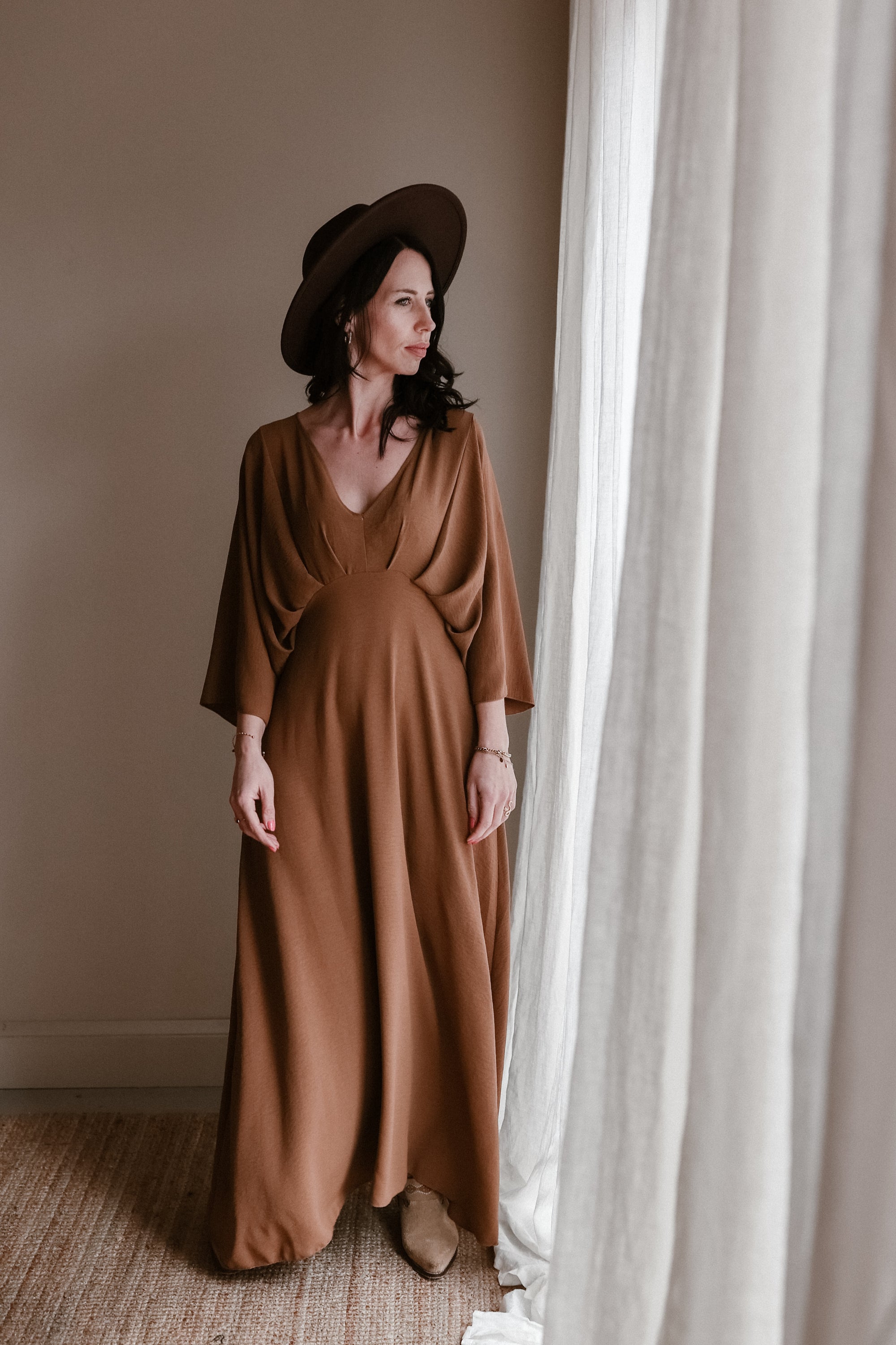 Dress Polly Camel