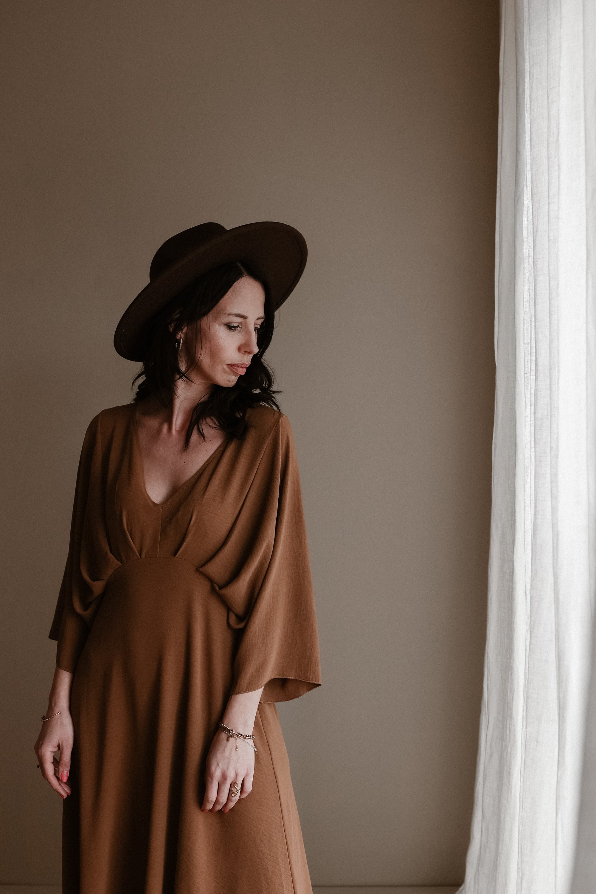 Dress Polly Camel