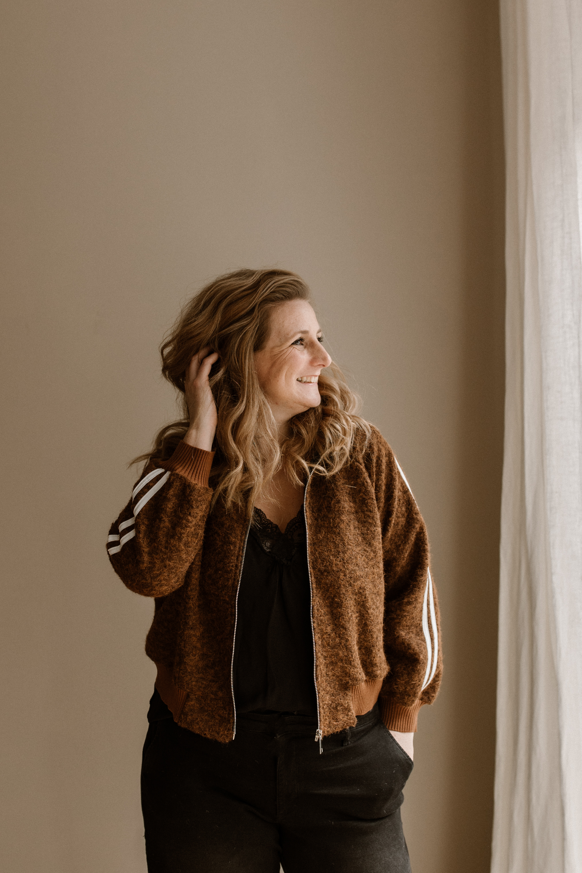 Jacket loes brown