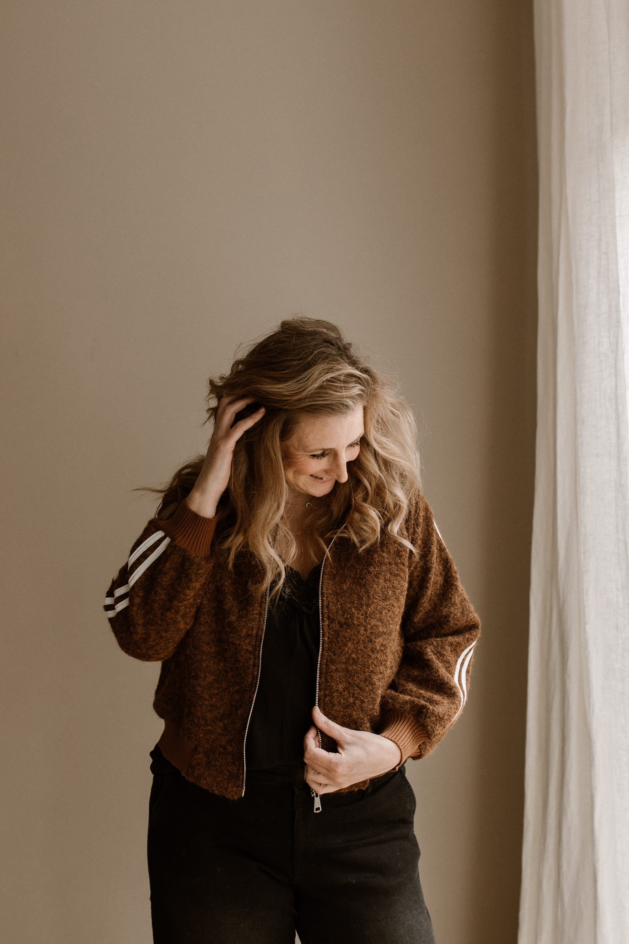 Jacket loes brown
