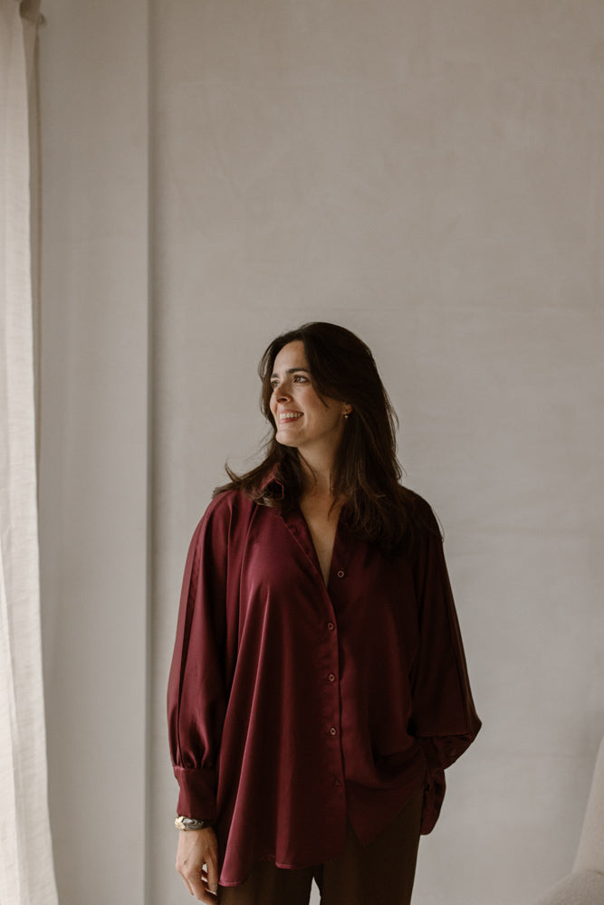 Blouse Quinty Bordeaux