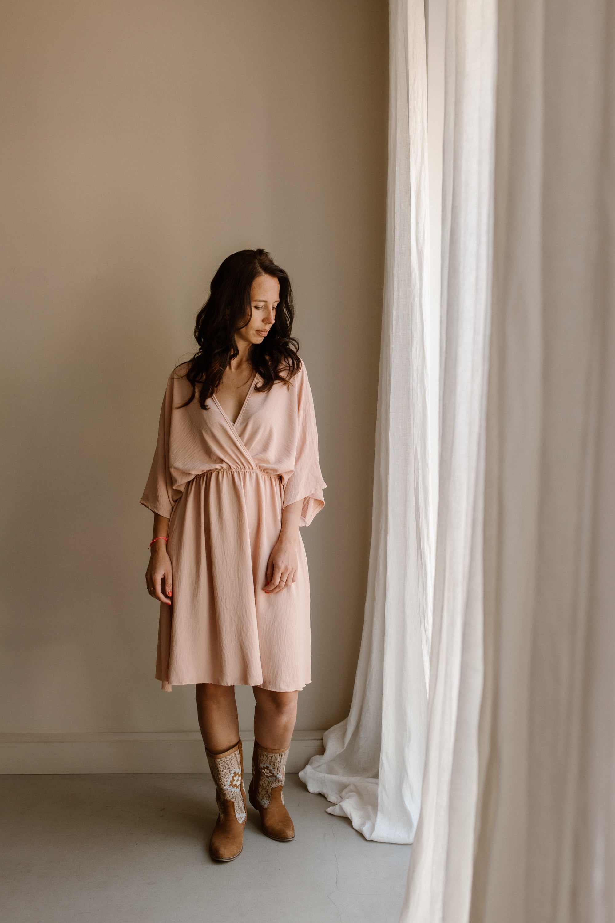 Dress Jip Camel Pre-Order Delivery Time 2/3 Weeks