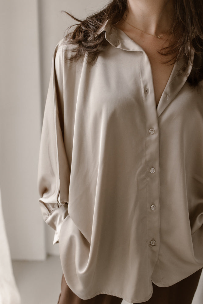Blouse Quinty Licht Camel