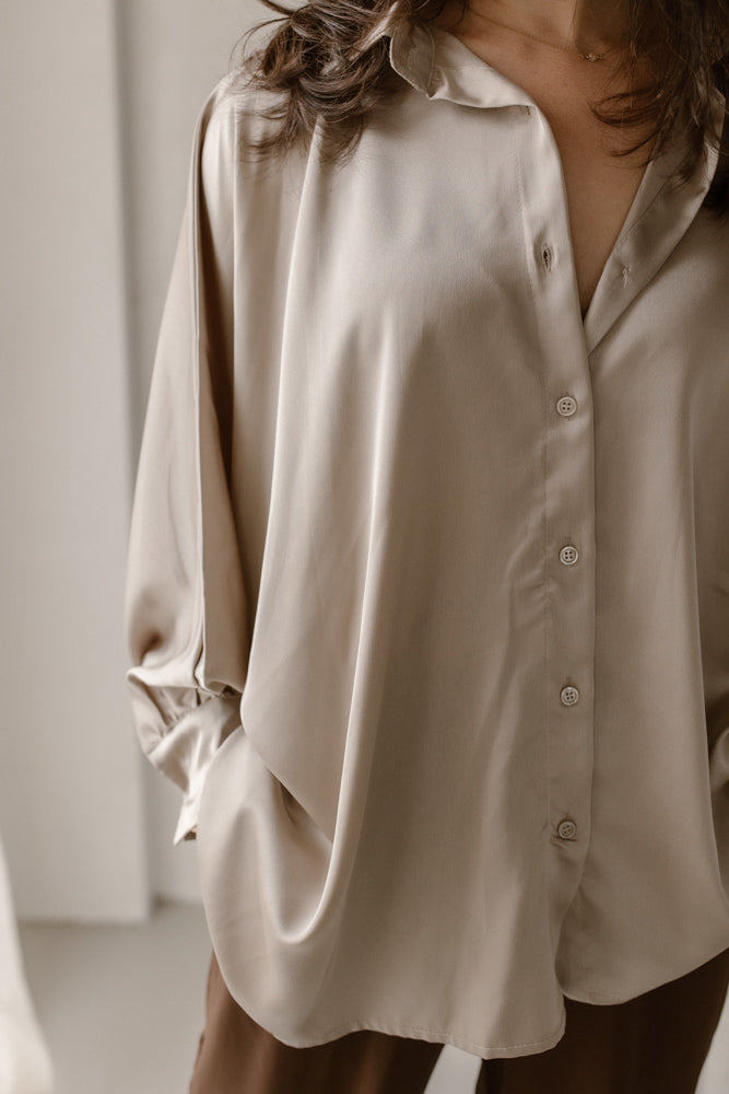 Blouse Quinty Licht Camel
