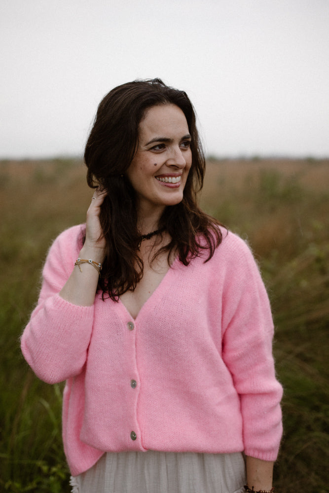 Vest Nina Fel Roze