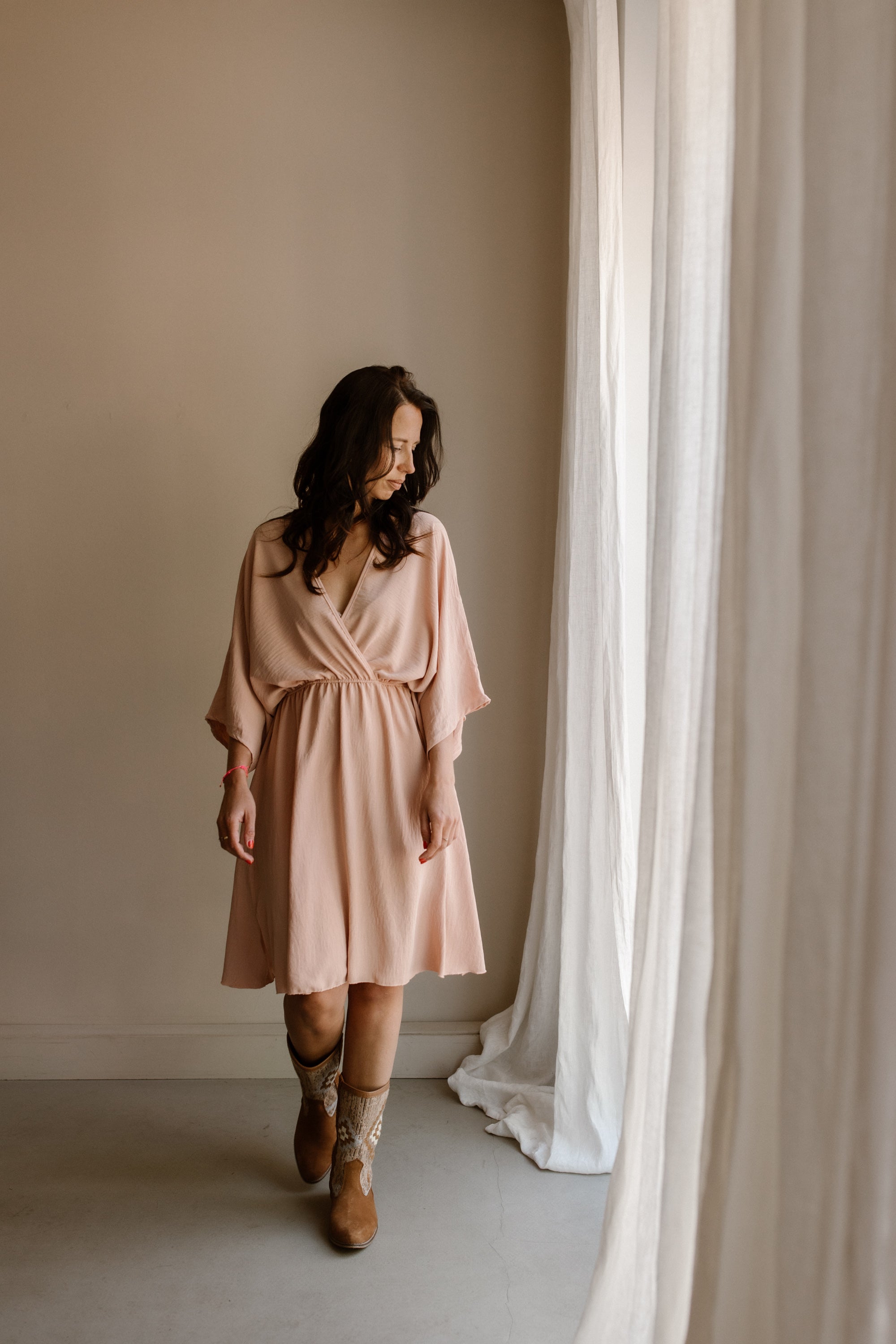 Dress Jip Camel Pre-Order Delivery Time 2/3 Weeks