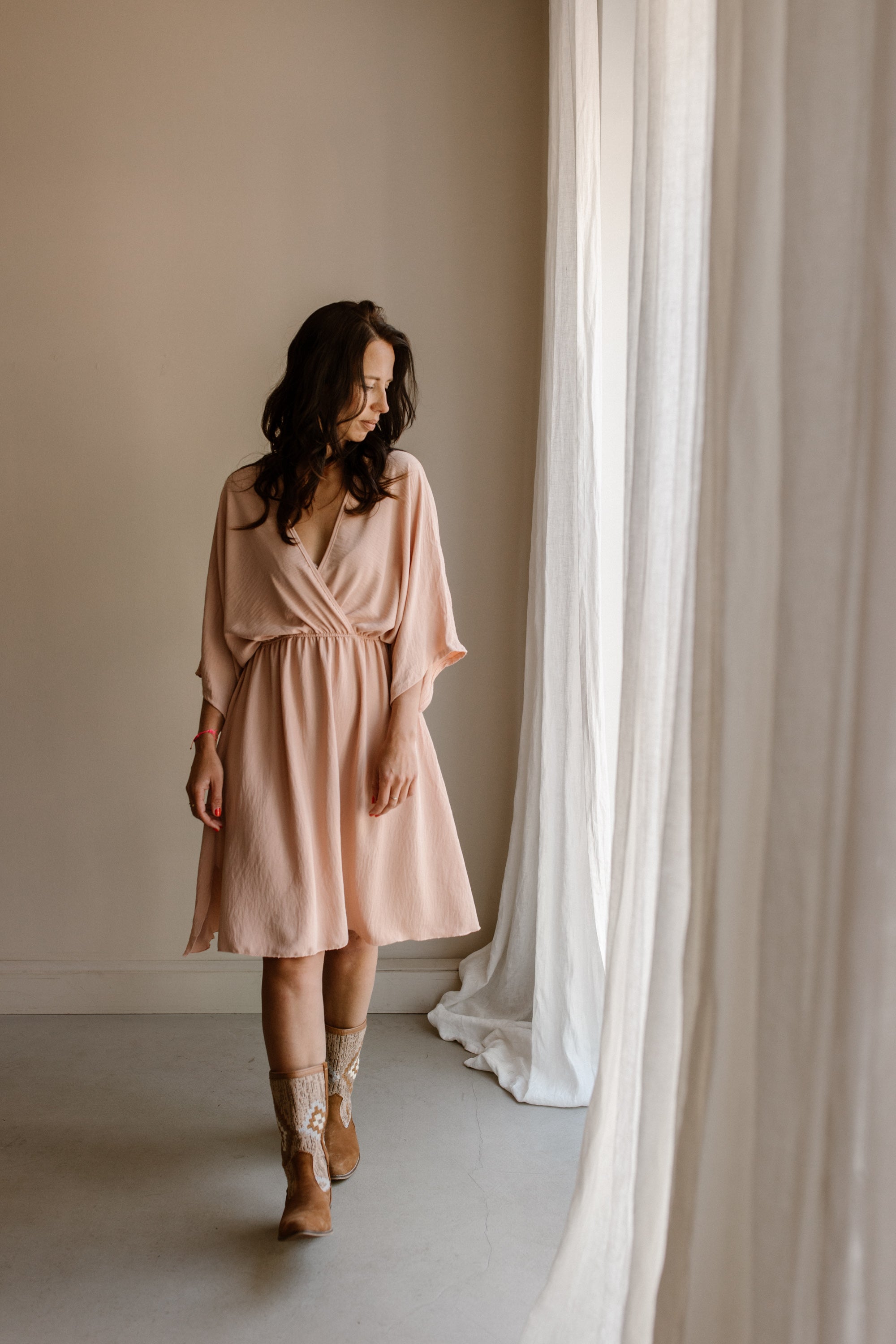 Dress Jip Camel Pre-Order Delivery Time 2/3 Weeks