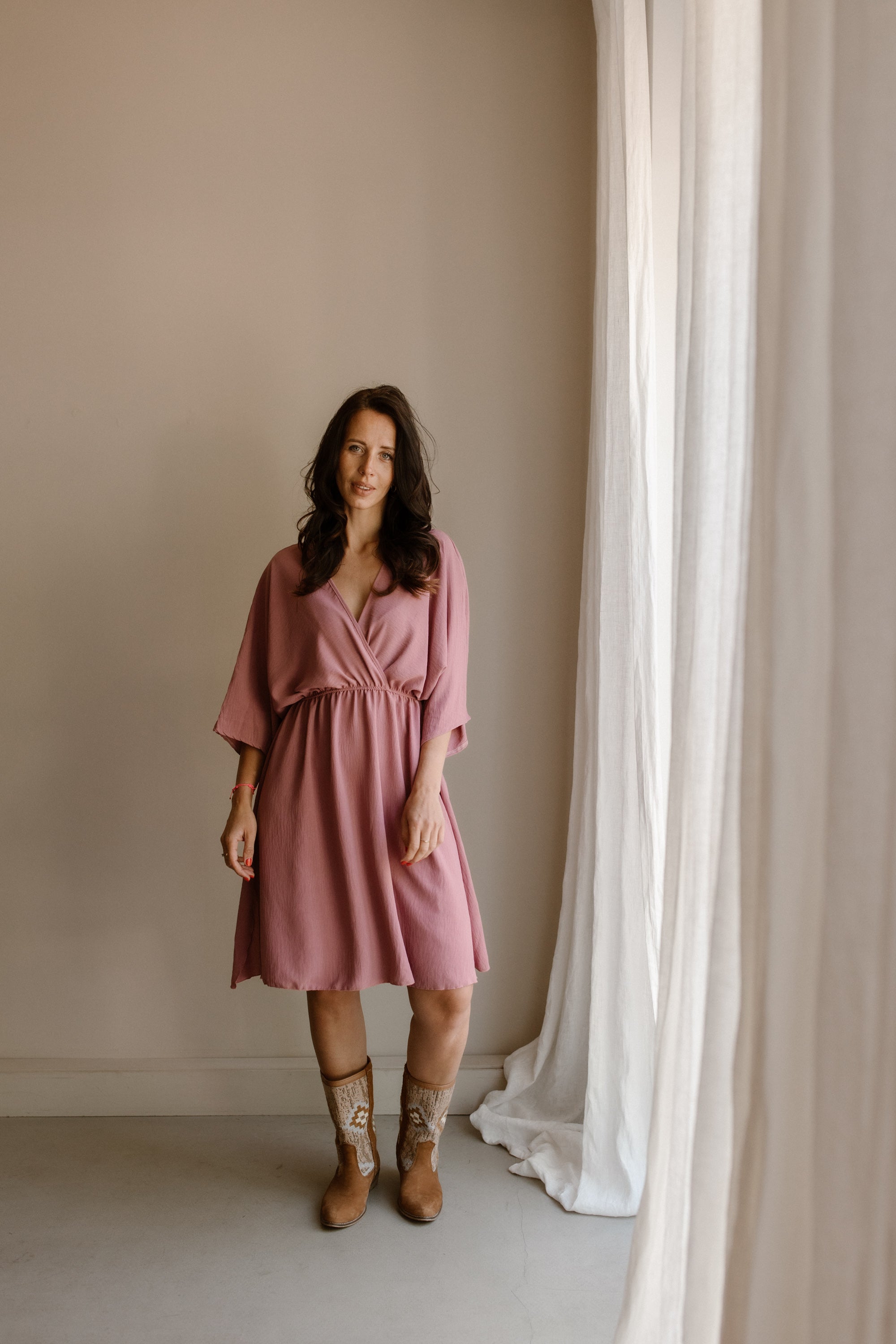 Dress Jip Camel Pre-Order Delivery Time 2/3 Weeks