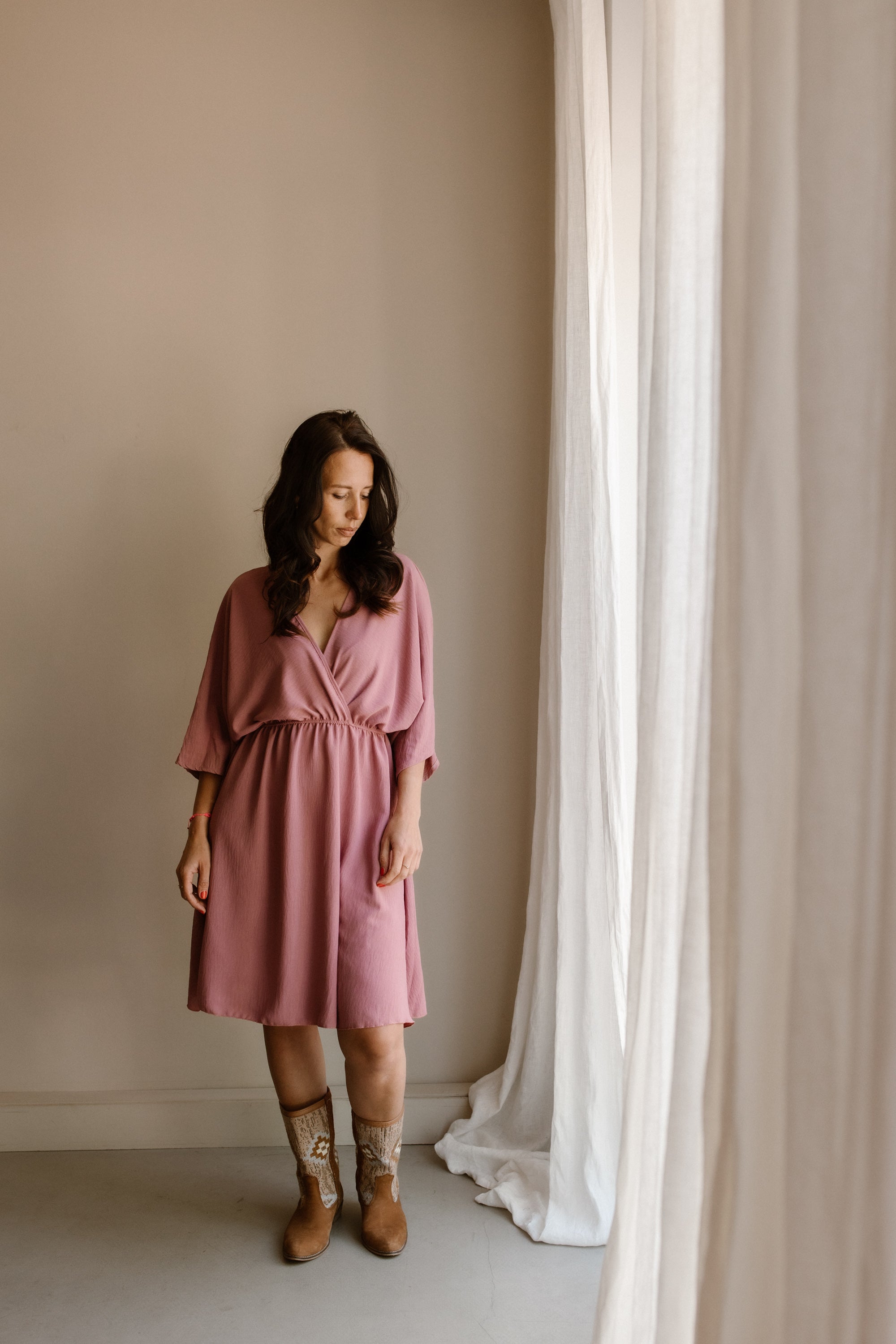 Dress Jip Camel Pre-Order Delivery Time 2/3 Weeks