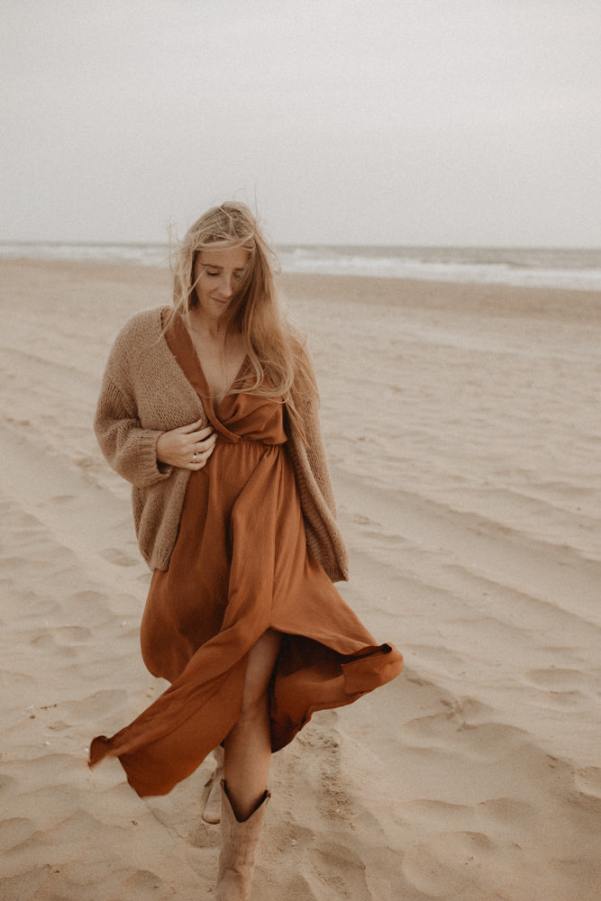 Jurk Lola Camel