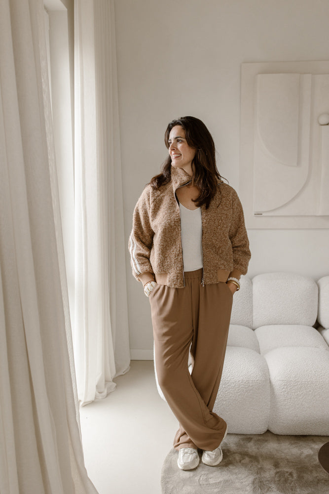 Jacke Loes Warm Beige