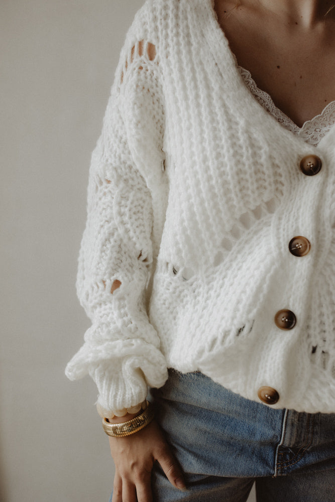 Vest Loes Off-White