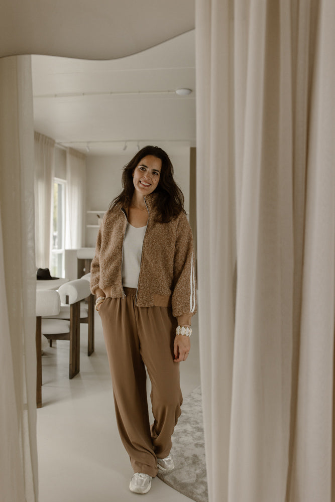 Jacke Loes Warm Beige