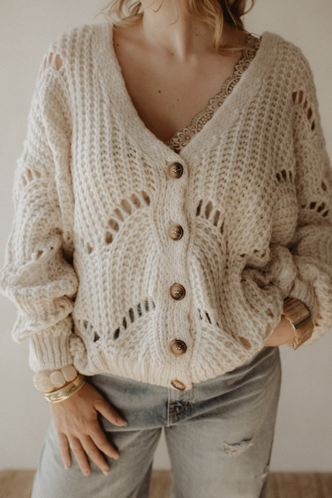 Vest Loes Creme