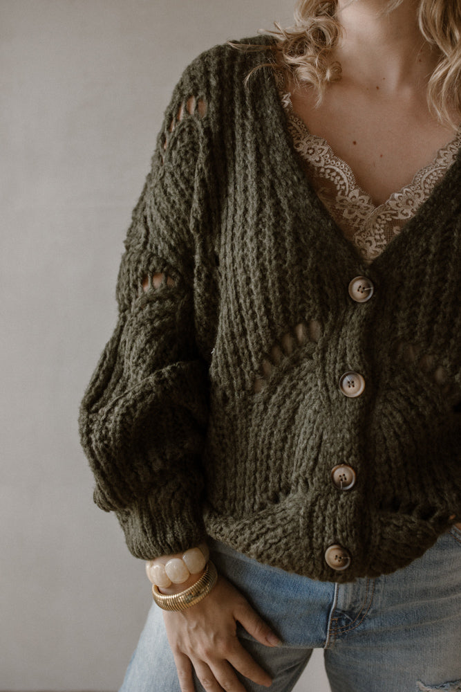 Vest Loes Groen