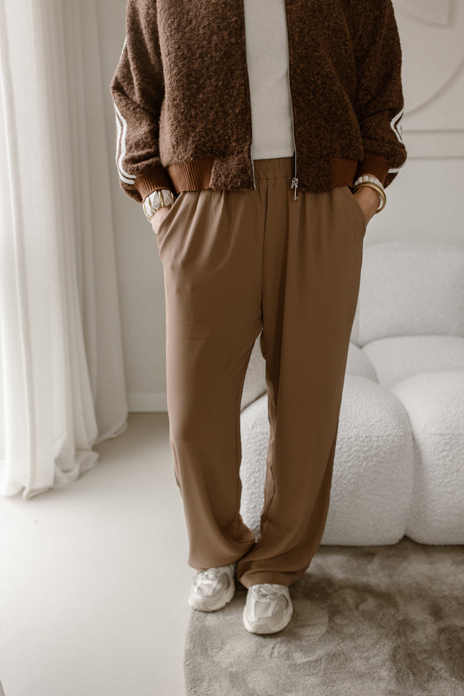 Fay Camel Trousers
