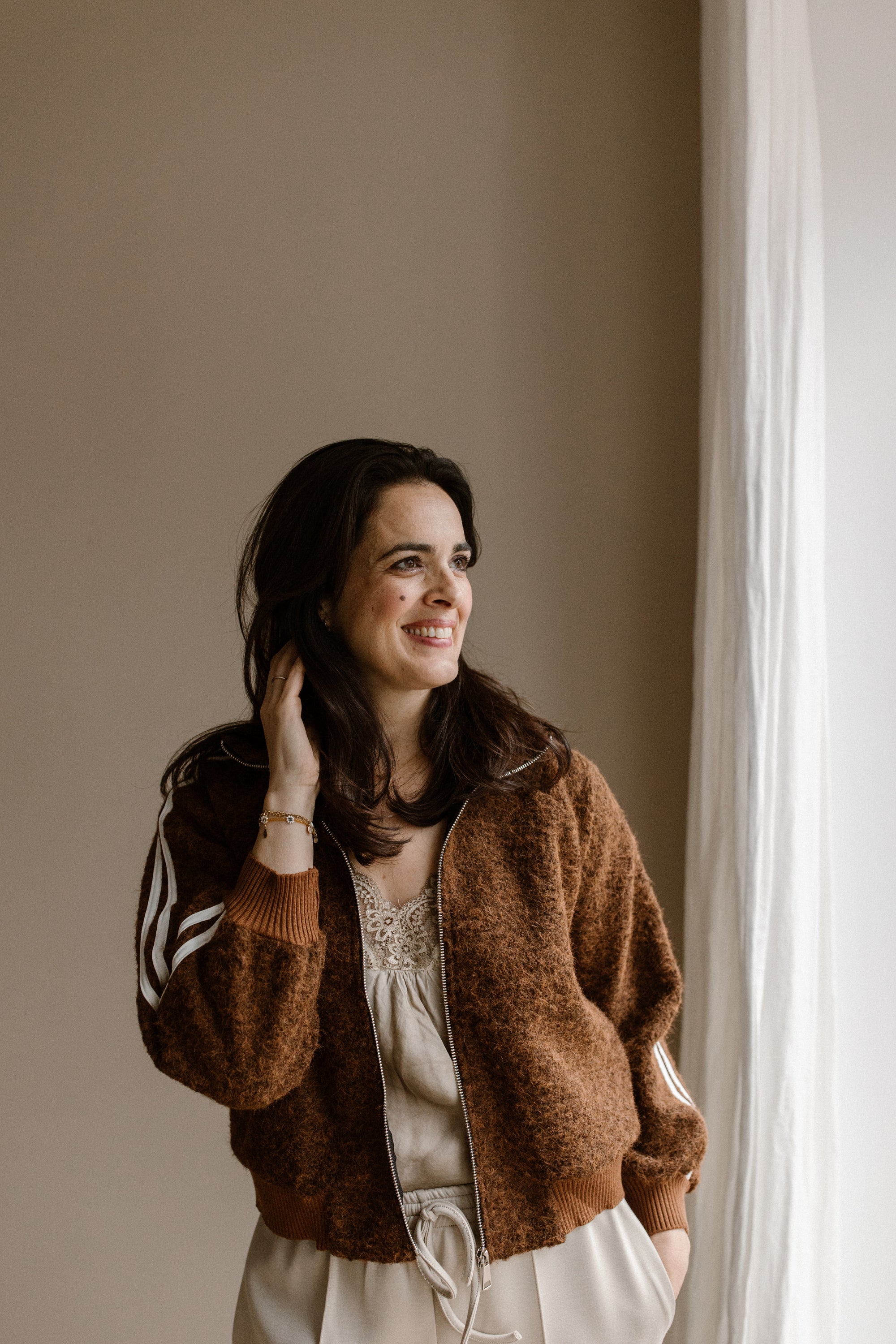 Jacket loes brown