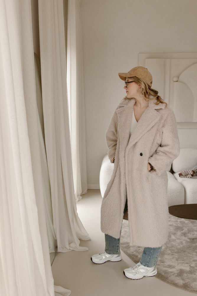 Coat Mees beige