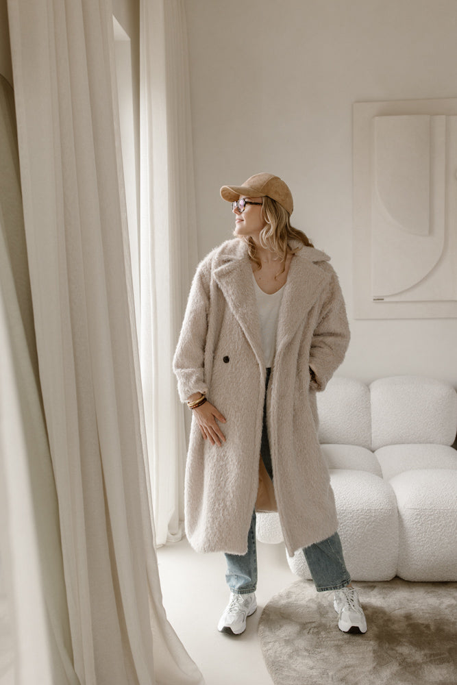 Coat Mees beige