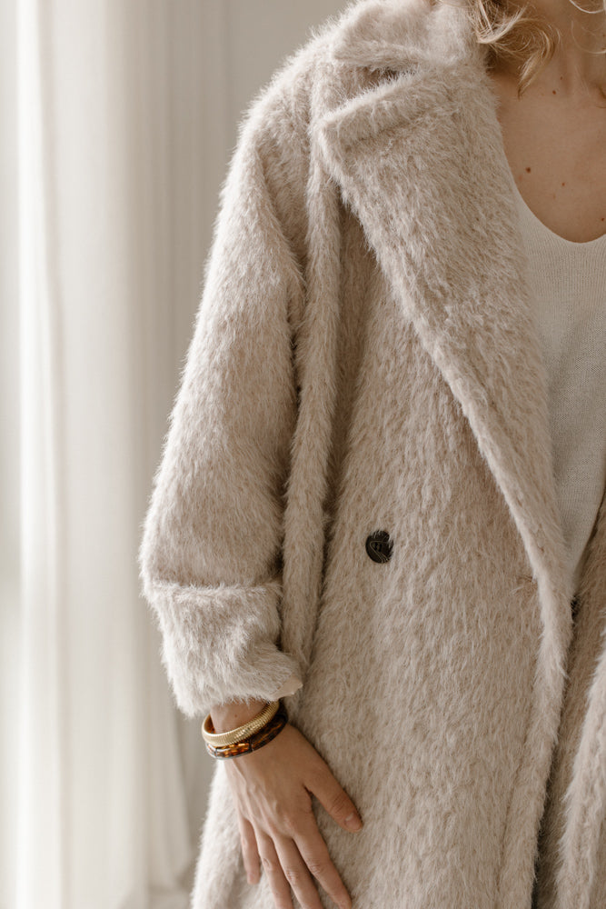 Coat Mees beige