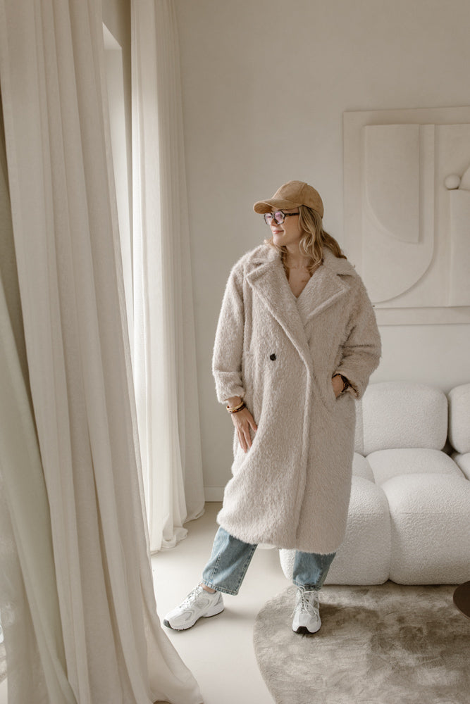 Coat Mees beige