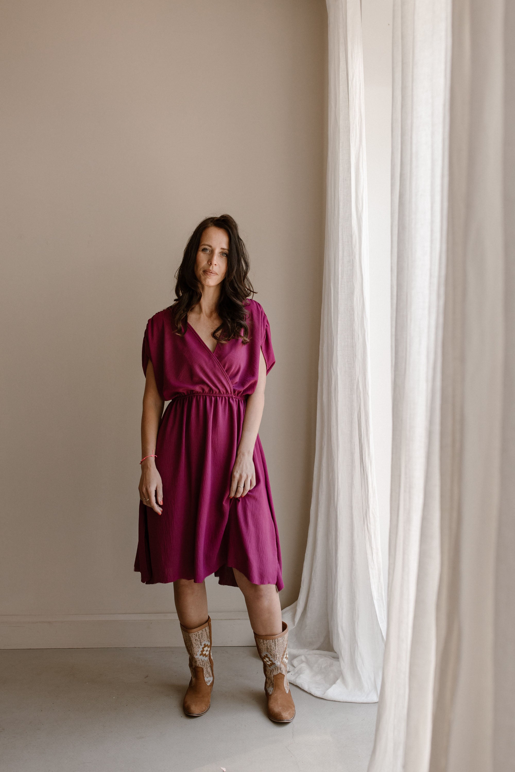 Dress Jip Camel Pre-Order Delivery Time 2/3 Weeks