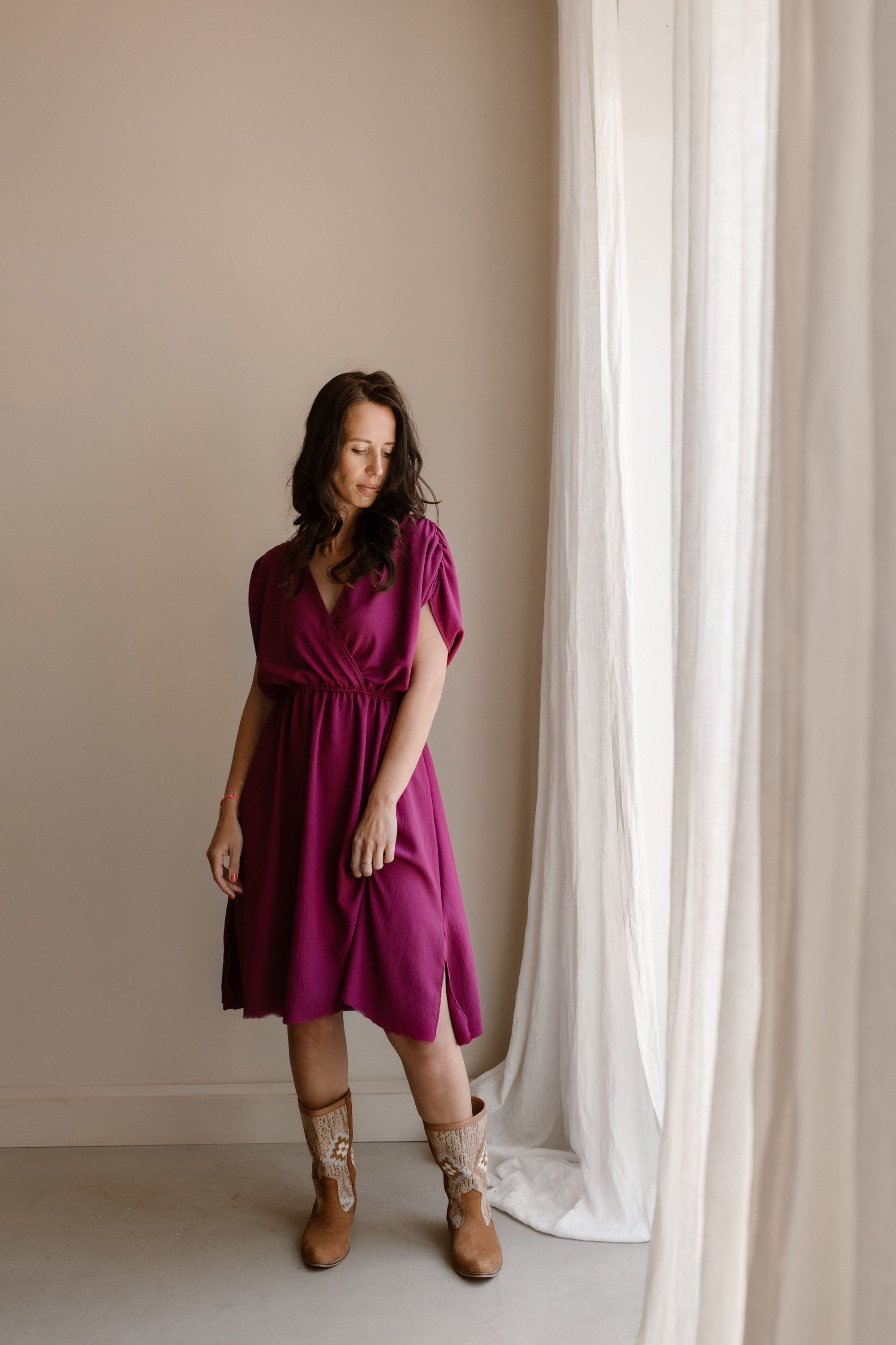 Dress Jip Camel Pre-Order Delivery Time 2/3 Weeks
