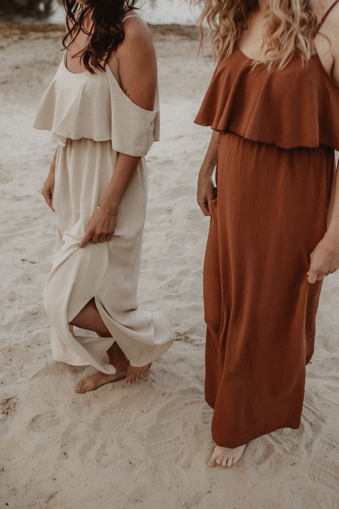 Jurk Ruth Camel