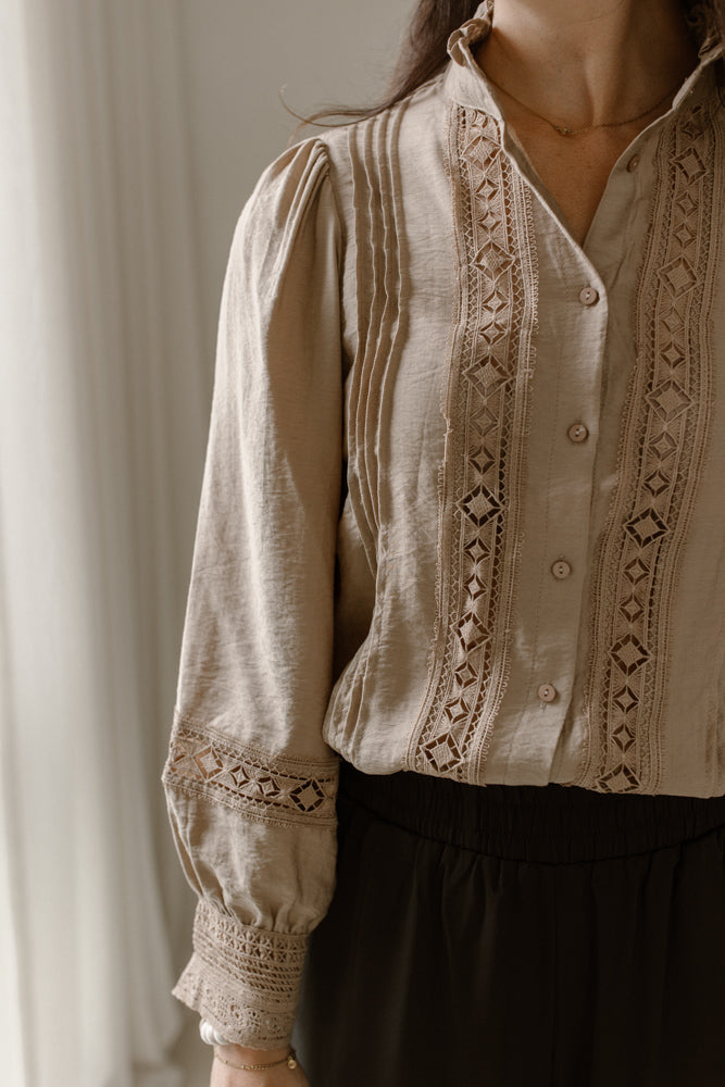 Blouse Jamy warm beige