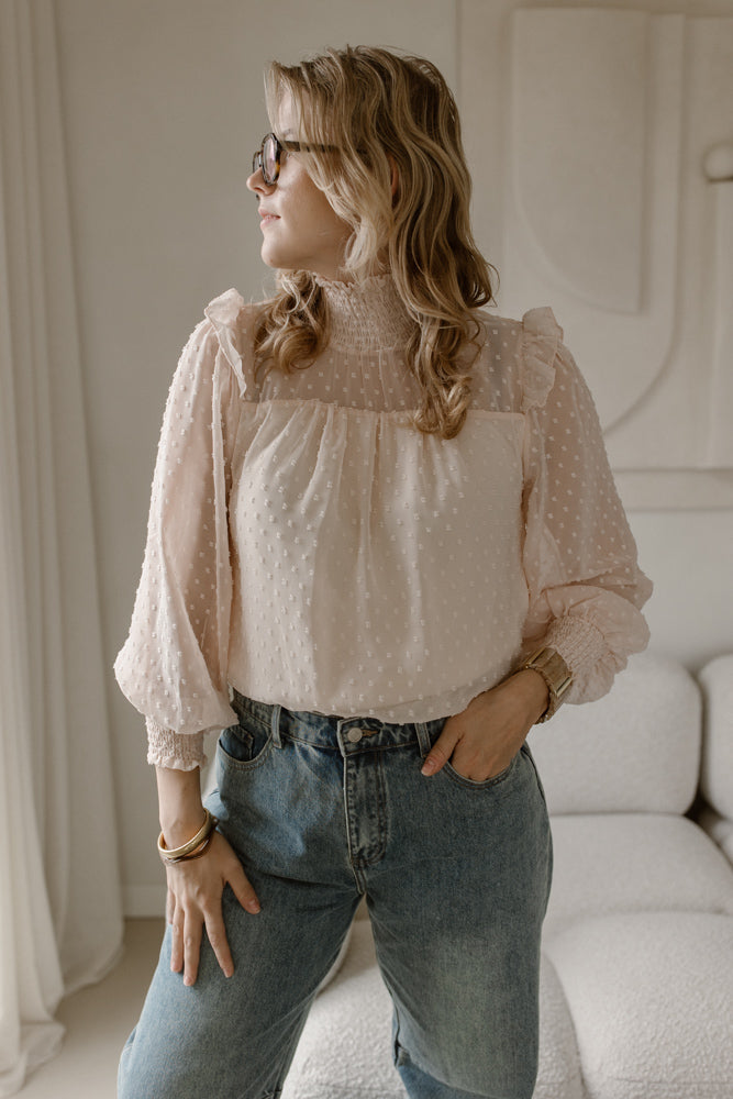 Blouse Mea soft pink