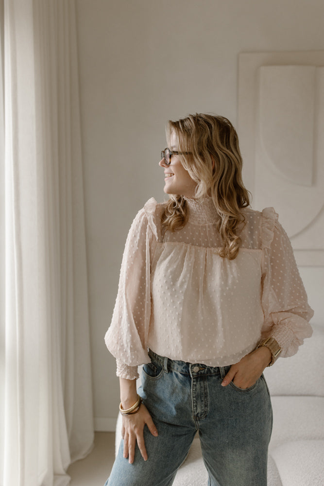 Blouse Mea soft pink