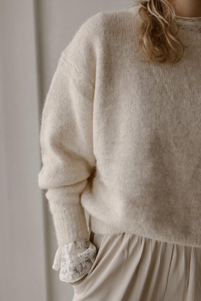 Cardigan Moos Crème